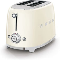 Smeg TSF01CREU -leivänpaahdin, kerman valkoinen