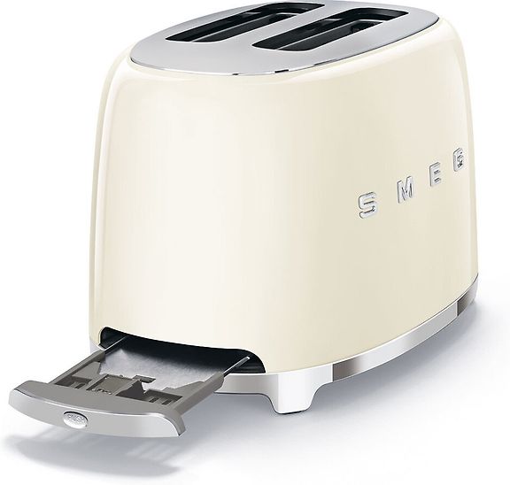 Smeg TSF01CREU -leivänpaahdin, kerman valkoinen