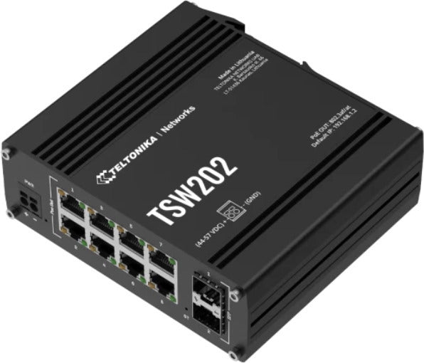 Teltonika TSW202 -8-porttinen PoE kytkin – kuva 1