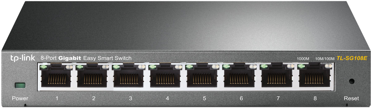 TP-LINK TL-SG108E -8-porttinen kytkin – kuva 1