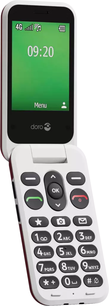 DORO LEVA E21, RÖD/VIT