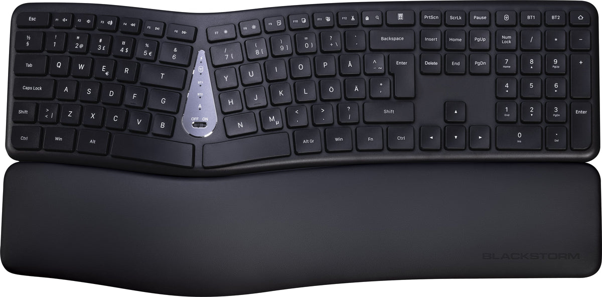 Blackstorm E1 ergonominen näppäimistö – kuva 1